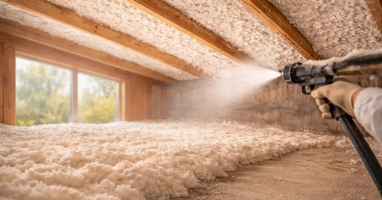 Szórt poliuretán szigetelés