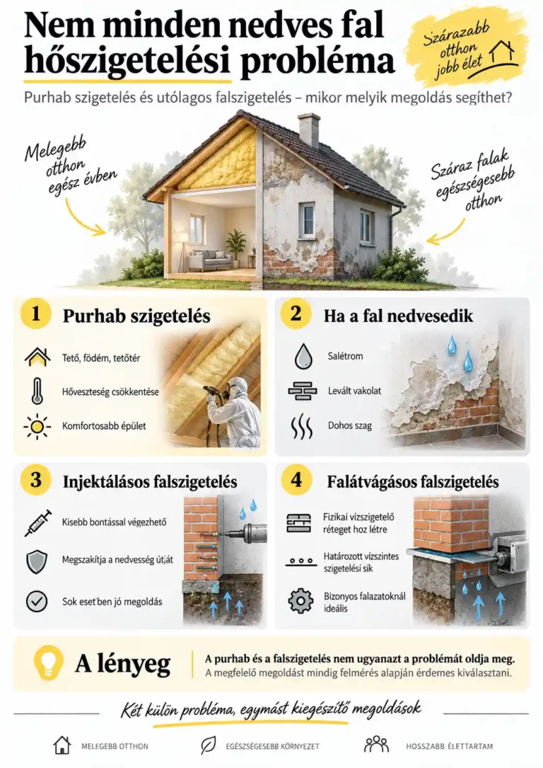 Nem minden nedves fal hőszigetelési probléma
