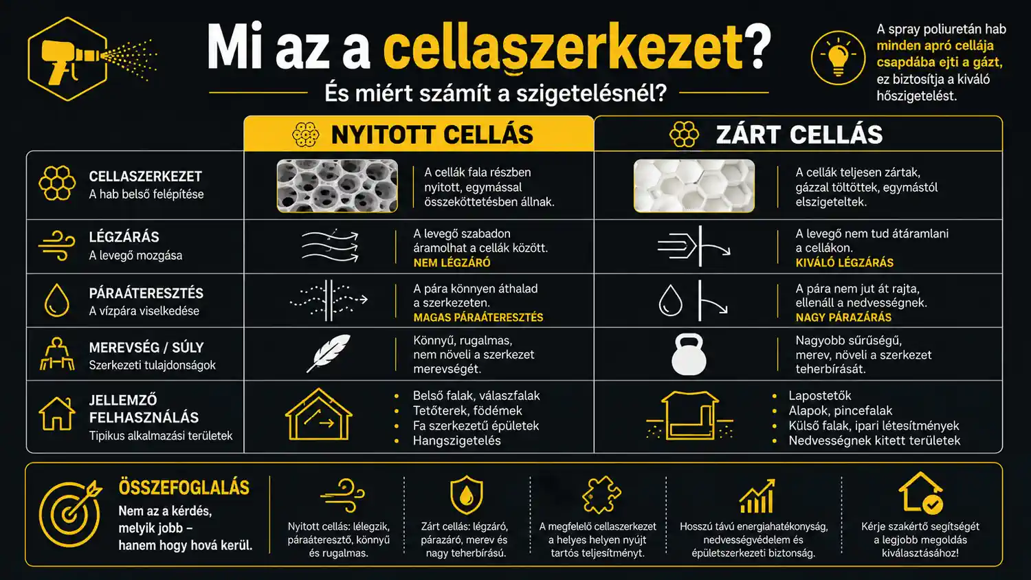 Mi az a cellaszerkezet, és miért számít a szigetelésnél? - AS-Purhab